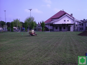 arieggiatura campo da calcio